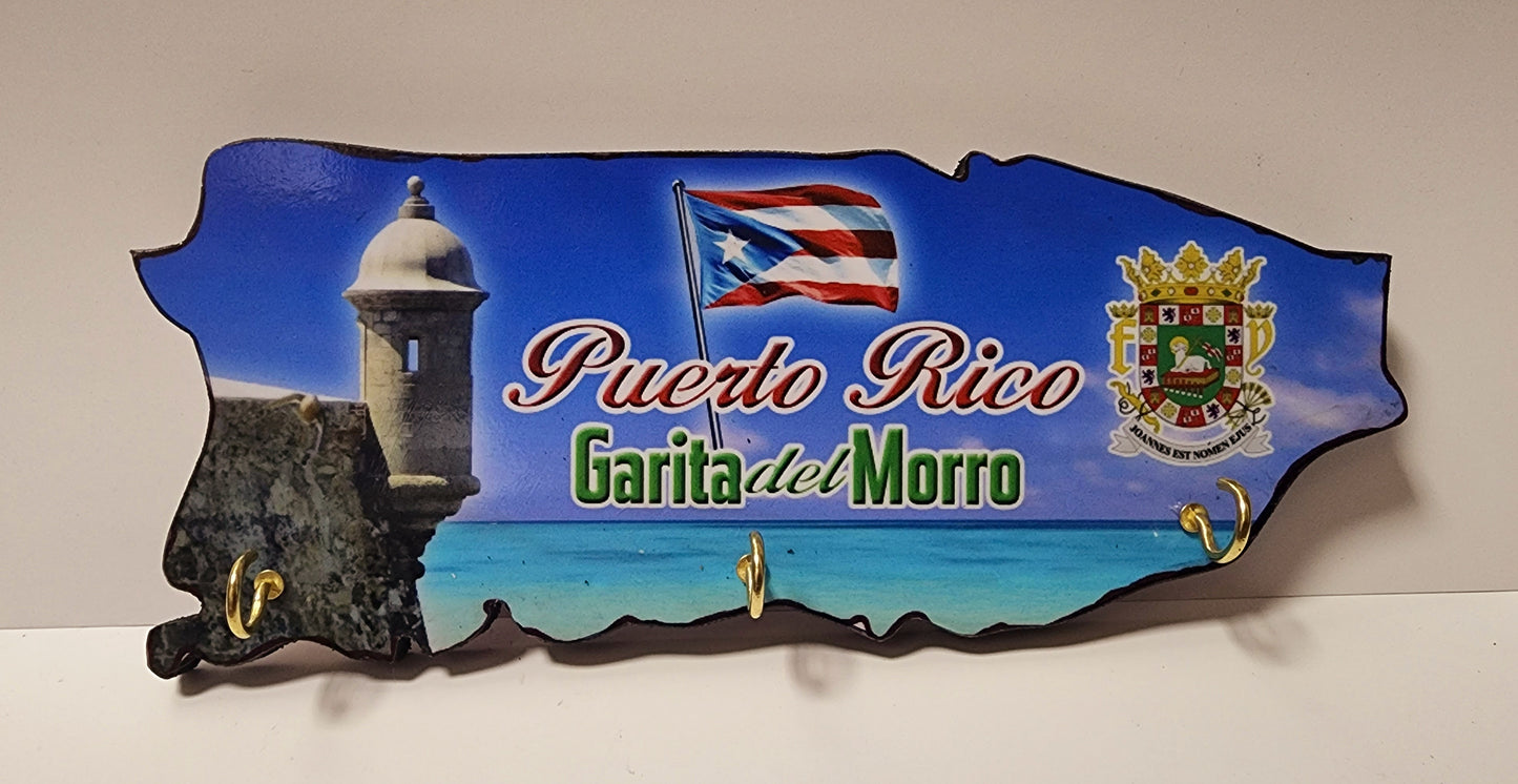 Key Holder "Puerto Rico Garita del Morro"