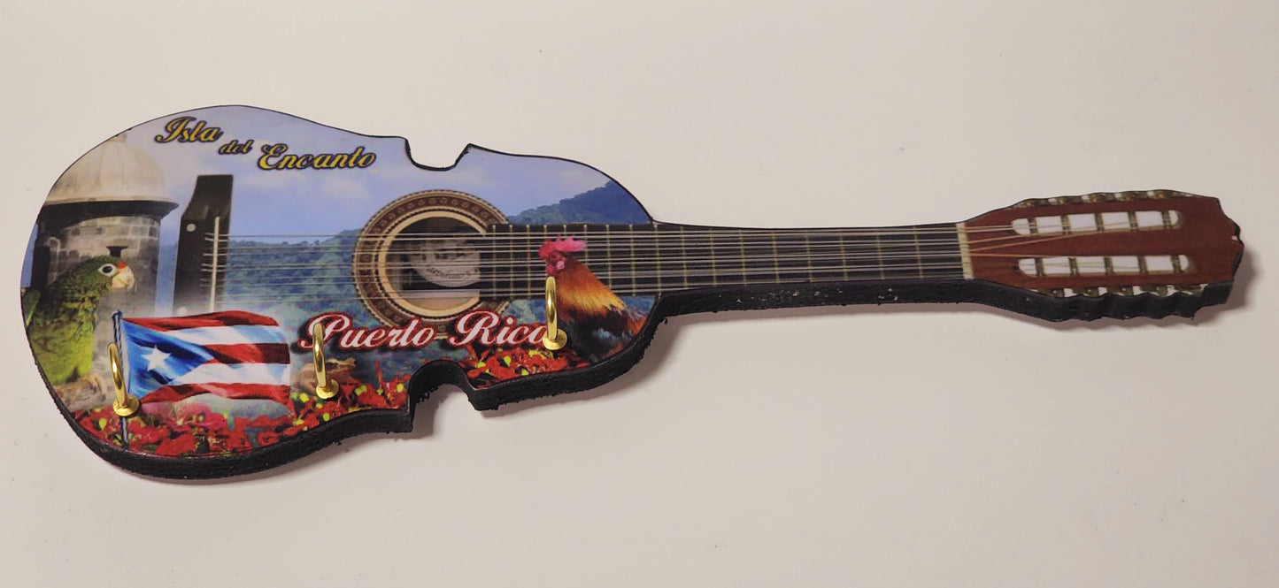 Key Holder Guitar  ''Island of Enchantment"