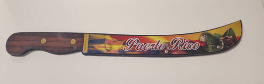 Key Holder Machete "Puerto Rico Parrot"