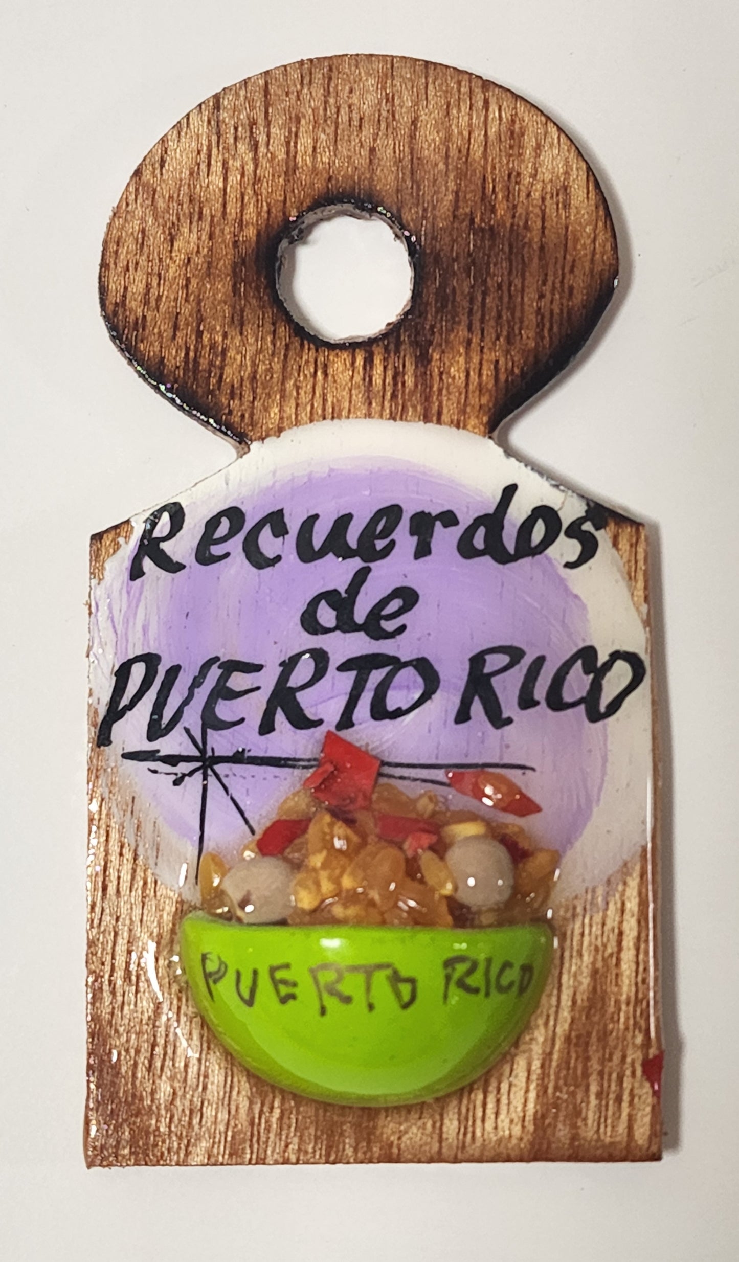 Magnet Rice with Pigeon Peas ''Memories of Puerto Rico''