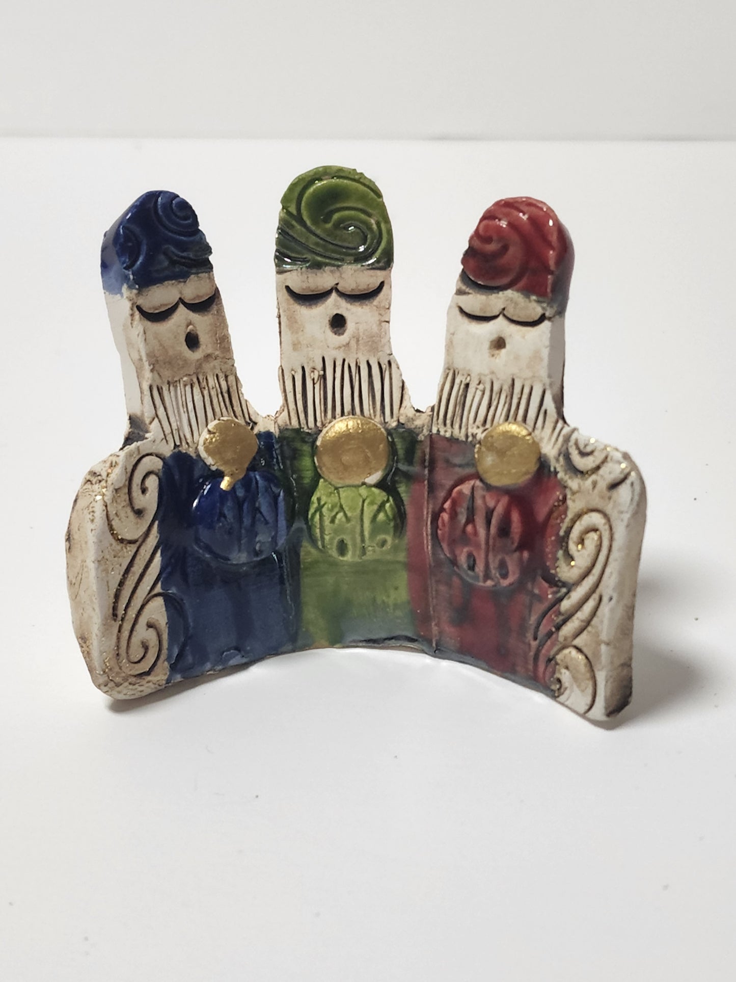 Three Kings In Clay (Small)