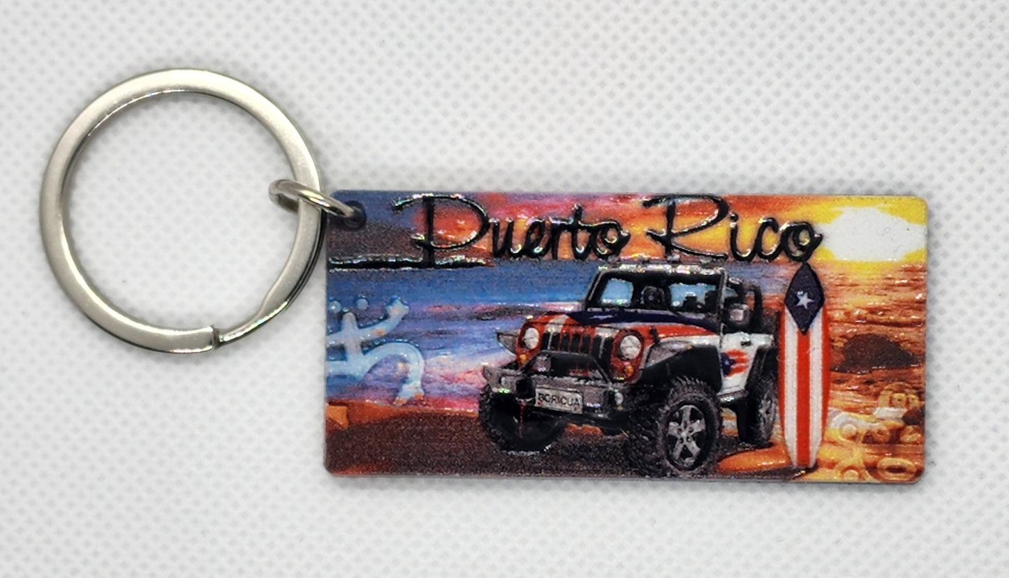 Keychain "Jeep Coqui Taino"