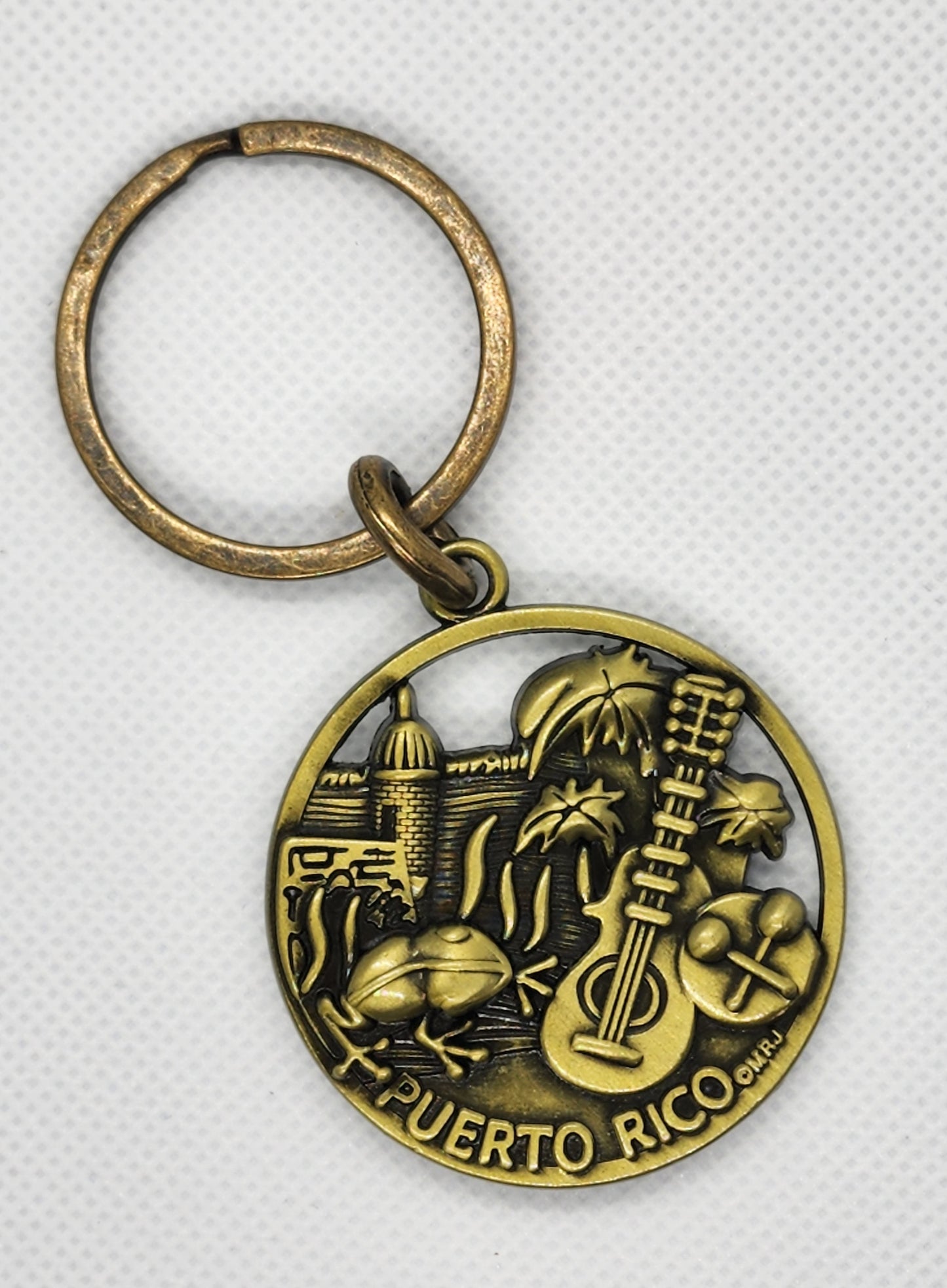 Metal Keychain in Bronze
(Round)