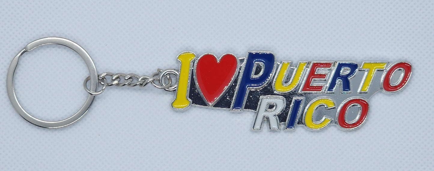 Metal Keychain (l Love)