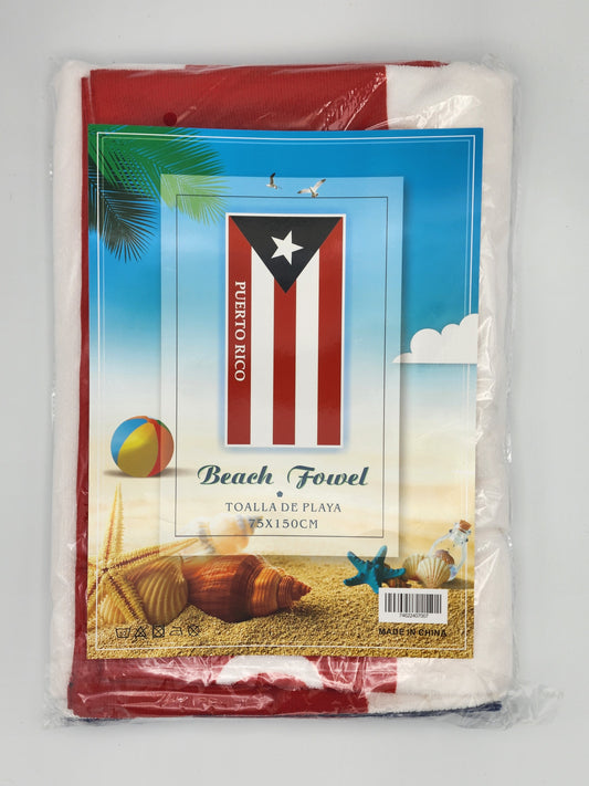 Puerto Rico Flag Towel