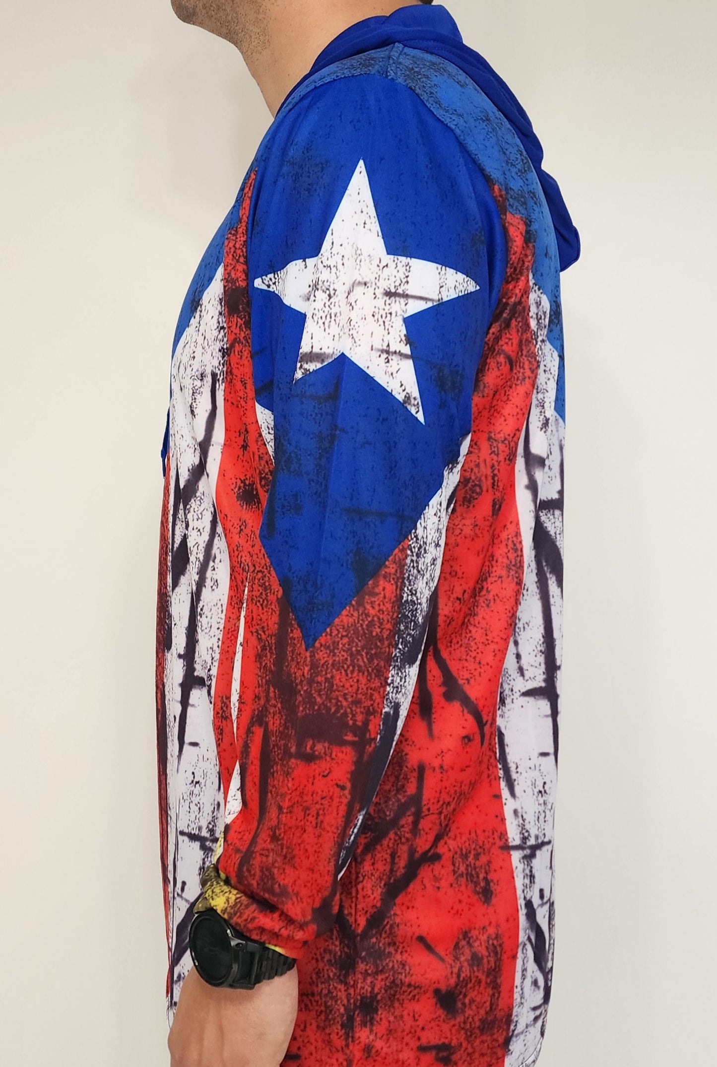 Hoddie Puerto Rico Flag